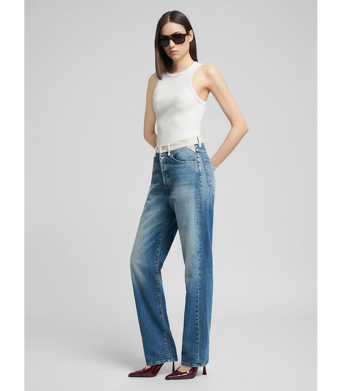 ９ZERO1リサイクルコットンデニム 詳細画像 ブルー 4